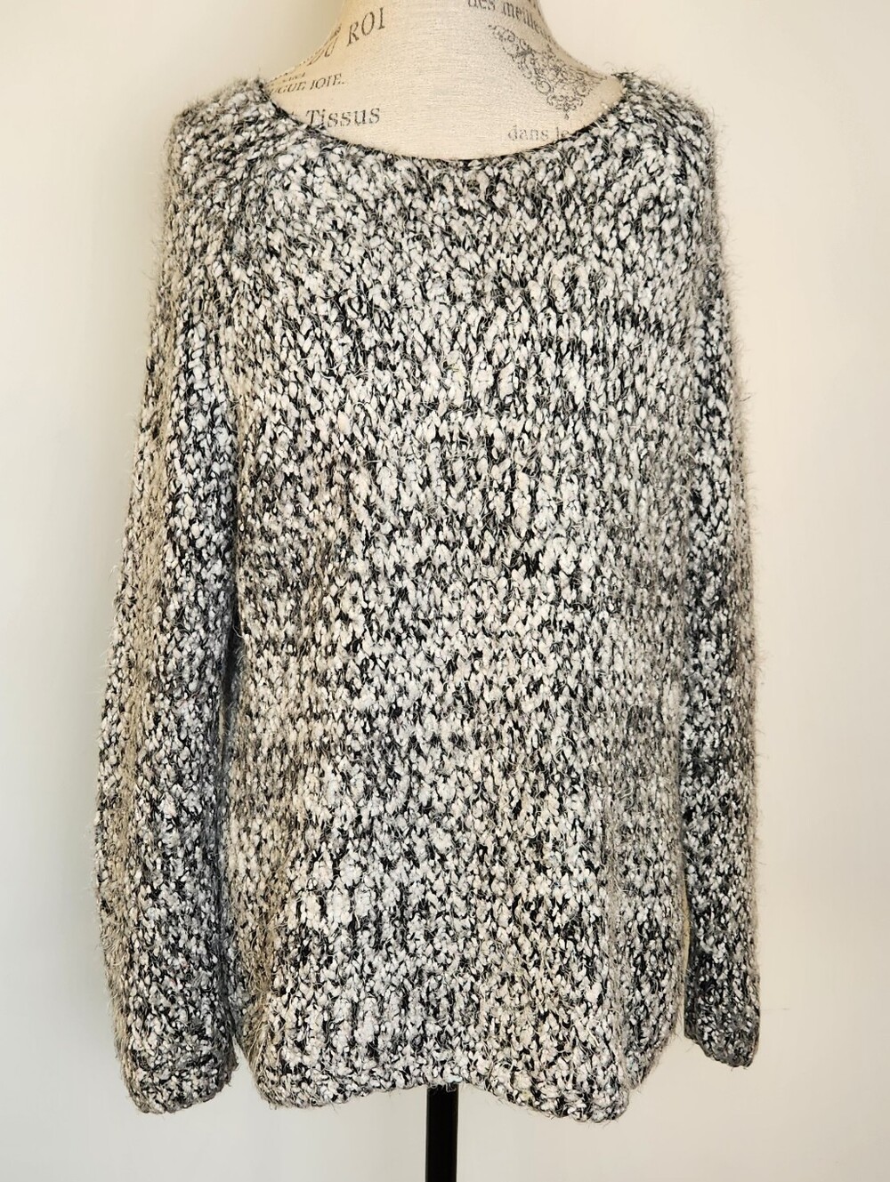 Vintage Buffalo Eyelash Knit Sweater